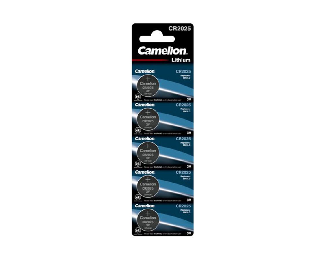 ლითიუმის ელემენტი CR2025 5ც Camelion — ელემენტები და ბატარეები